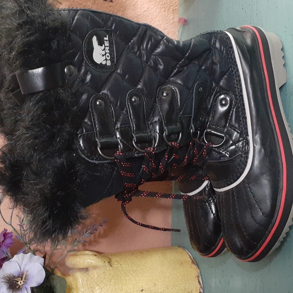 SOREL WATERPROOF SNOW/RAIN BOOTS SZ 7 - Picture 4 of 7